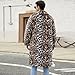 Men's Faux Fur Coat Long Heavyweight Furry Parka Overcoat Winter Fleece Warm Luxury Fur Jackets Thick Thermal Lined Cardigan Outwear Fashion Fluffy Faux Fur Open Front Costume