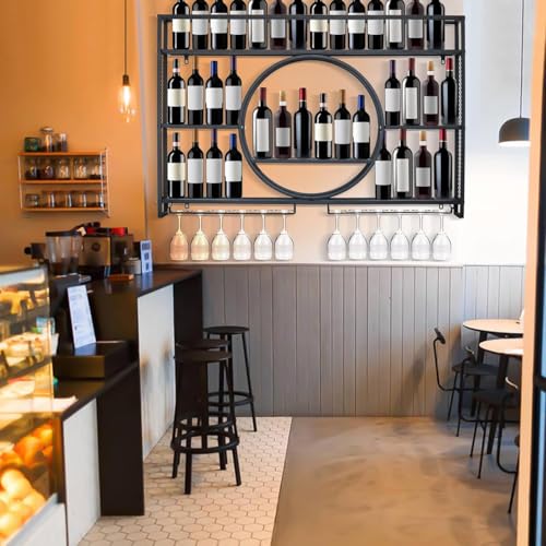 Casier à vin mural grand format pour libérer l'espace des petits comptoirs - 8