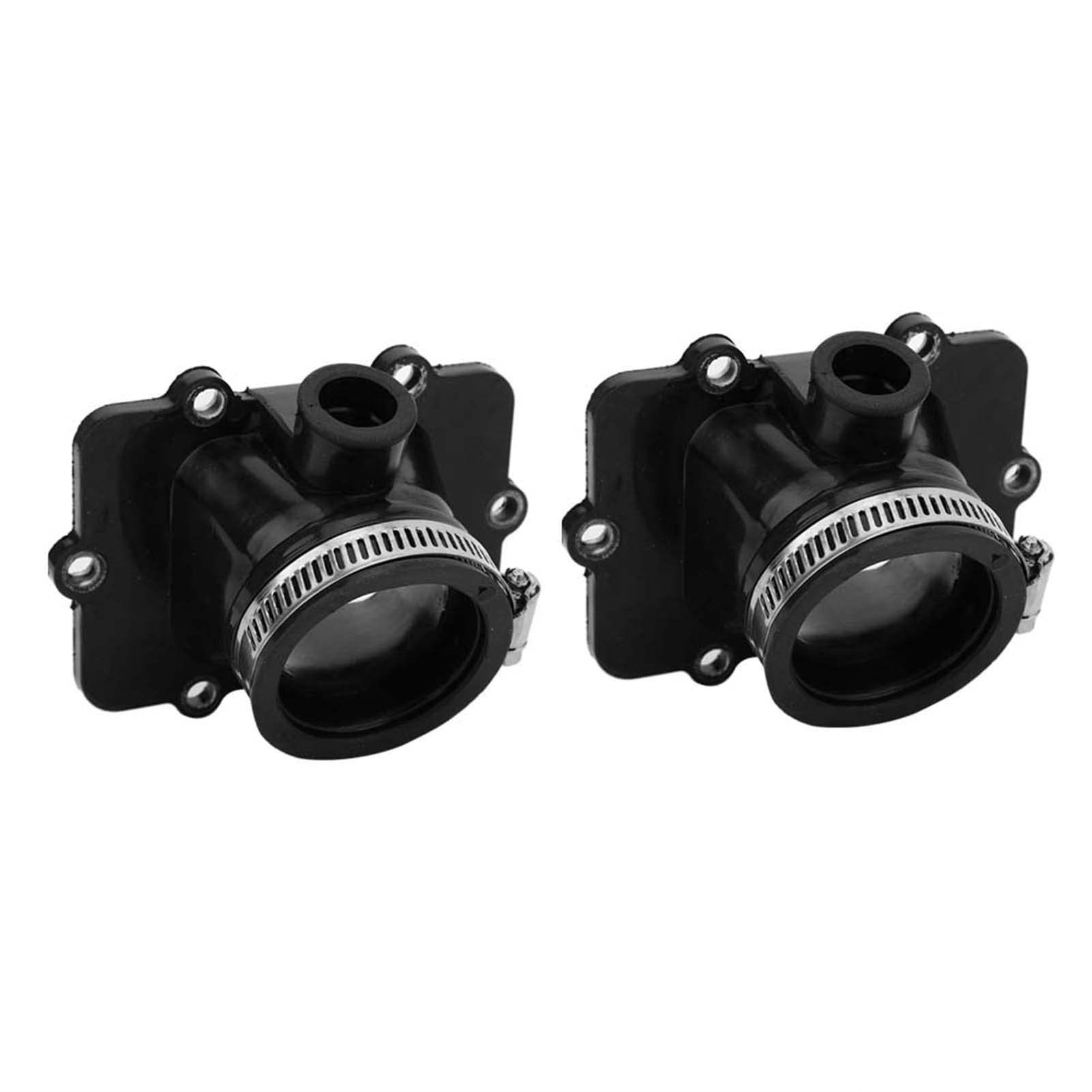 Carburetor Flange,2Pcs Carburetor Intake Manifold Boot Fit for Ski