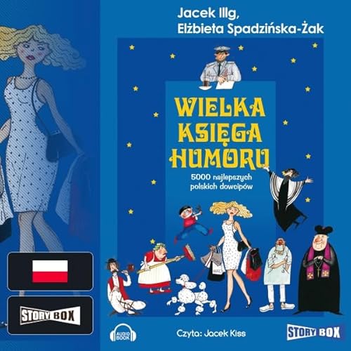 Wielka ksiega humoru Audiolivro Por N.N. capa