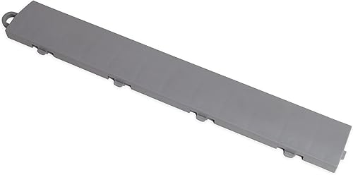 Miniatura 27 de Big Floors Kit de borde de transición femenino, borde modular de piso de garaje entrelazado duradero, compatible con productos RaceDeck, GarageTrac
