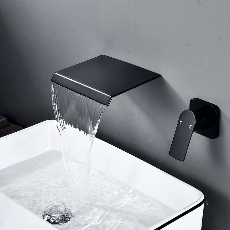 Robinet de salle de bain cascade mitigeur lavabo sans éclaboussure