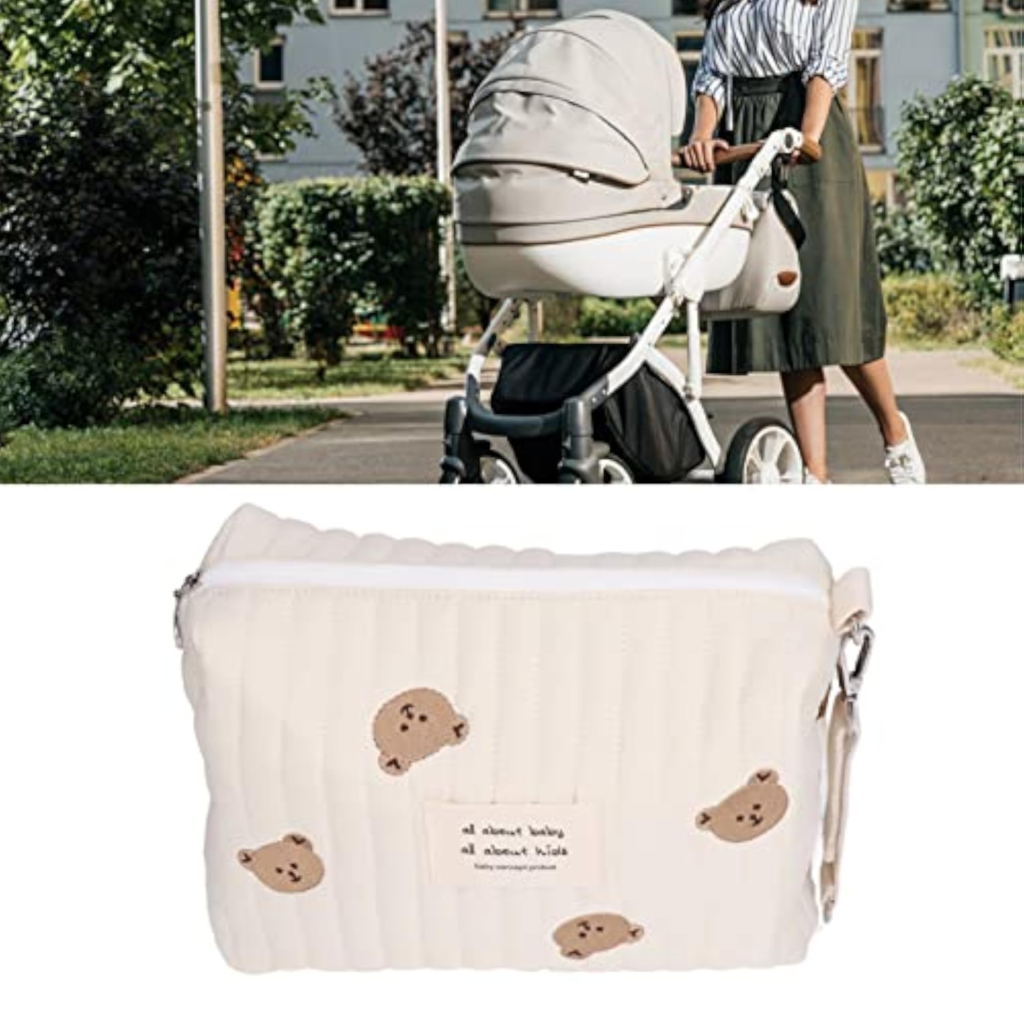 Large Capacity Diaper Storage Bag for Travel