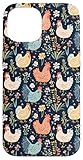 Funny chicken floral chickens aesthetic gift Idea