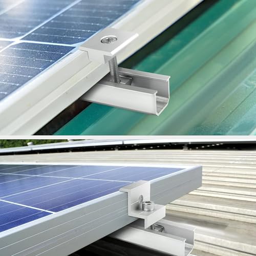 Support de montage panneau solaire en alliage d'aluminium rigide avec ventilation optimisée - 3