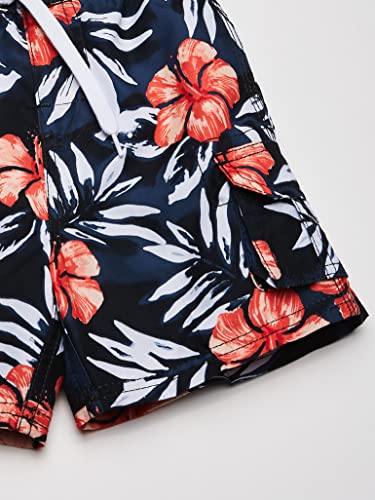 Image of Kanu Surf Boys' Dominica Floral Quick Dry Beach Board Shorts Swim Trunk