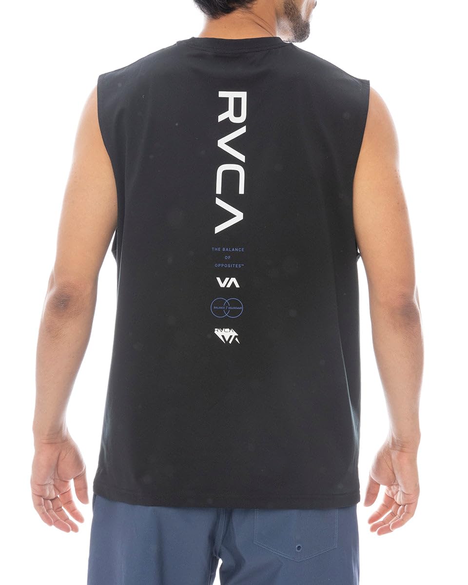 ルーカ（RVCA） ILL RVCA ESCAPE SFTT ノースリーブラッシュガード BF041878 BLK （ブラック/Ｍ/Men's）