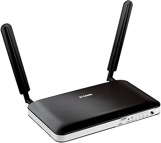 D-Link DWR-921/B 4G/3G LTE Unlocked Multi WAN Wireless N300 Mobile Broadband Router with 4-Port Ethernet - UK Version