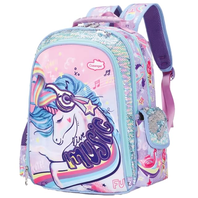 CHIMOLA Unisex Çocuk Sırt Çantası, Pembe, M