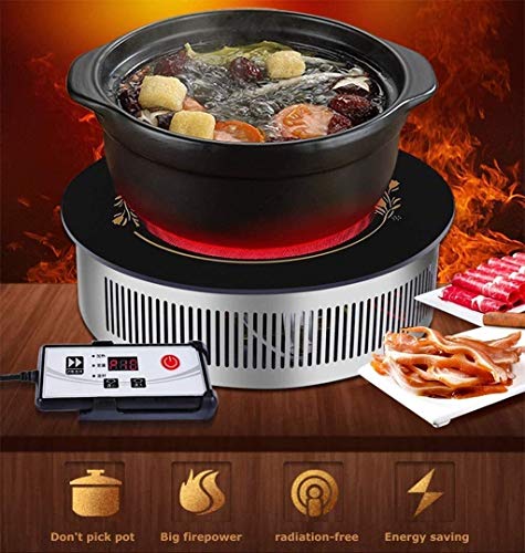 Lebenszubehör Home Multifunktions-Induktionskochfelder Heizplatte Doppelring-Arbeitsplattenbrenner zum Kochen Tragbarer elektrischer Einzelbrenner