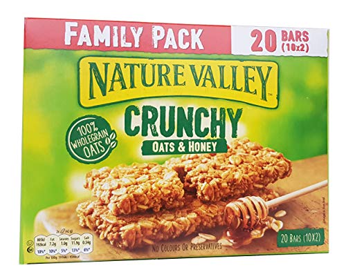 Nature Valley Crunchy Granola Bars Oats & Honey Family Pack 10 x 42g