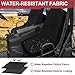StarknightMT UTV Rhino Seat Covers Water-Resistant Seat Covers Compatible with Rhino 700 660 450 2004-2021 1680D Fabric Black
