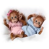 The Ashton-Drake Galleries: Double Trouble Monkey Doll Set by The Ashton-Drake Galleries