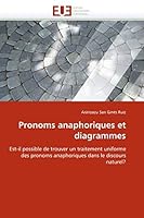 Pronoms Anaphoriques et Diagrammes 6131521492 Book Cover