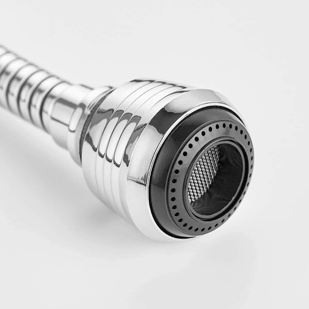 Gebildet Aerator szerokokątny zawór obrotowy 360 stopni, do zlewozmywaka, łazienki, domowej kuchni (z mobilnym adapterem do węża), obrotowa dysza do wanny pod wysokim ciśnieniem (2 szt.)