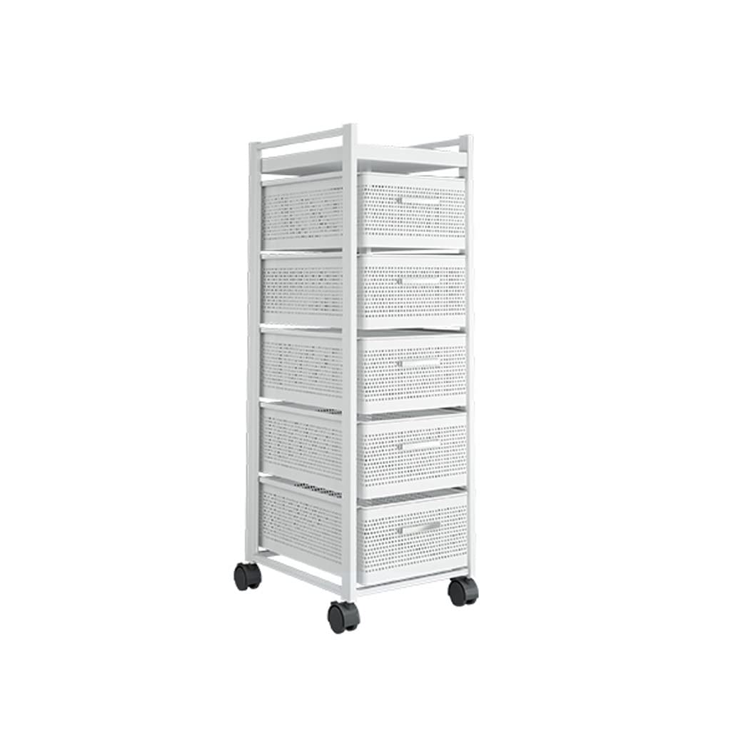 Panier de rangement multifonction pour cuisine - Plusieurs couches - Pour fruits et légumes - Dimensions : 30 x 40 x 93 cm