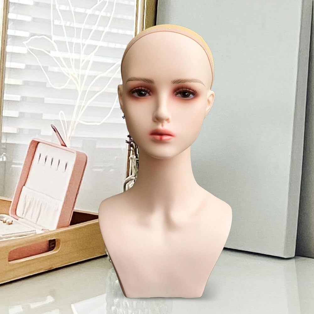 Amazon.co.jp: Brfveob 女性ウィッグヘッドマネキン ショルダー
