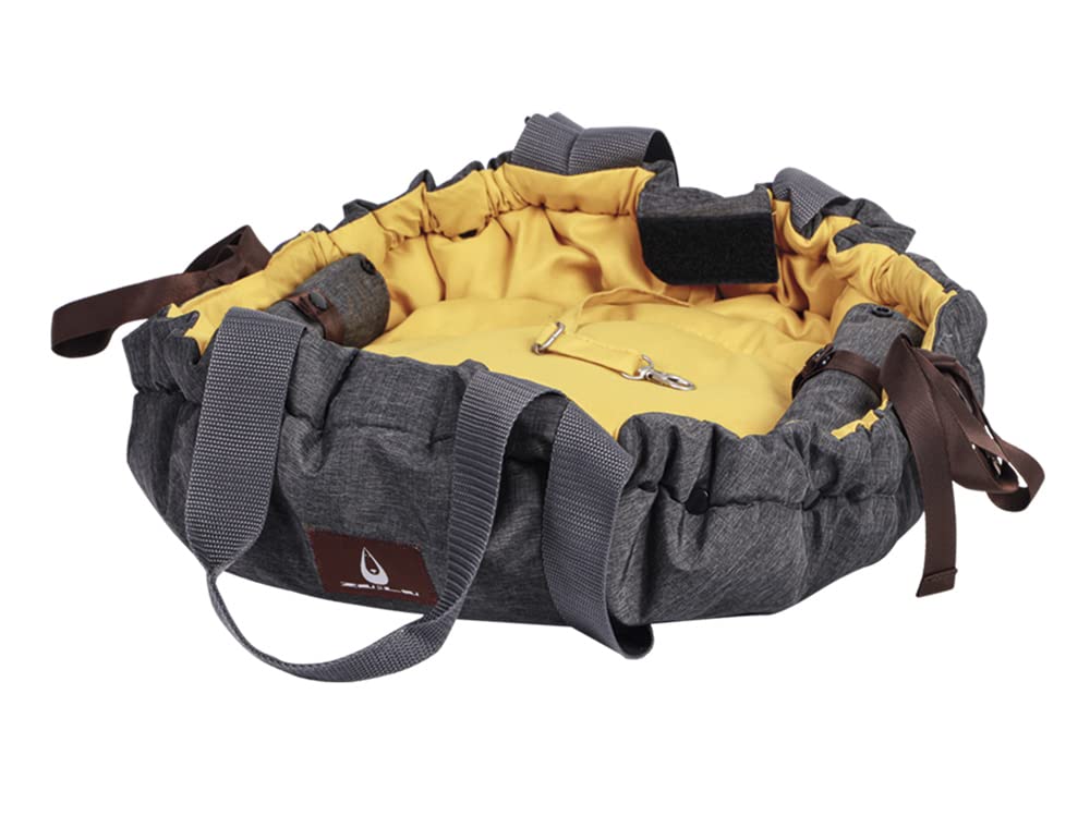Nobby Borsa Shelly 3 in 1, grigio/senape