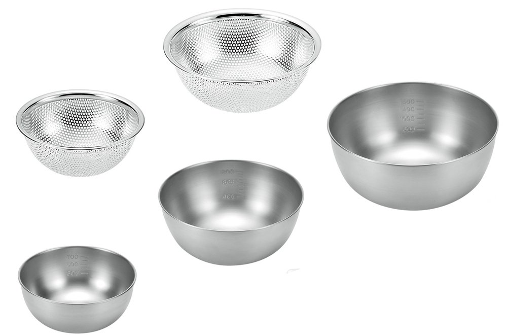 Tsubame no Takumi ETF-1200 Stainless Steel Bowl, 5-Piece Set (Bowl