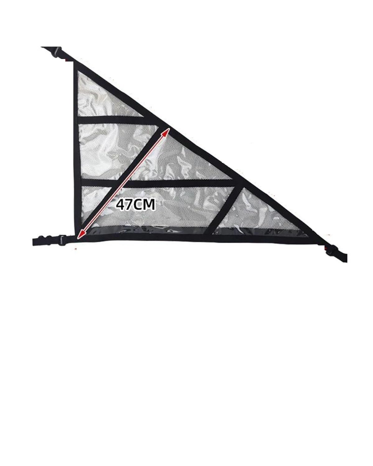 Rete portaoggetti per Auto, Accessori per soffitto, Tasca Rinforzata, Rete portante per Campeggio, SUV, (Piccola)