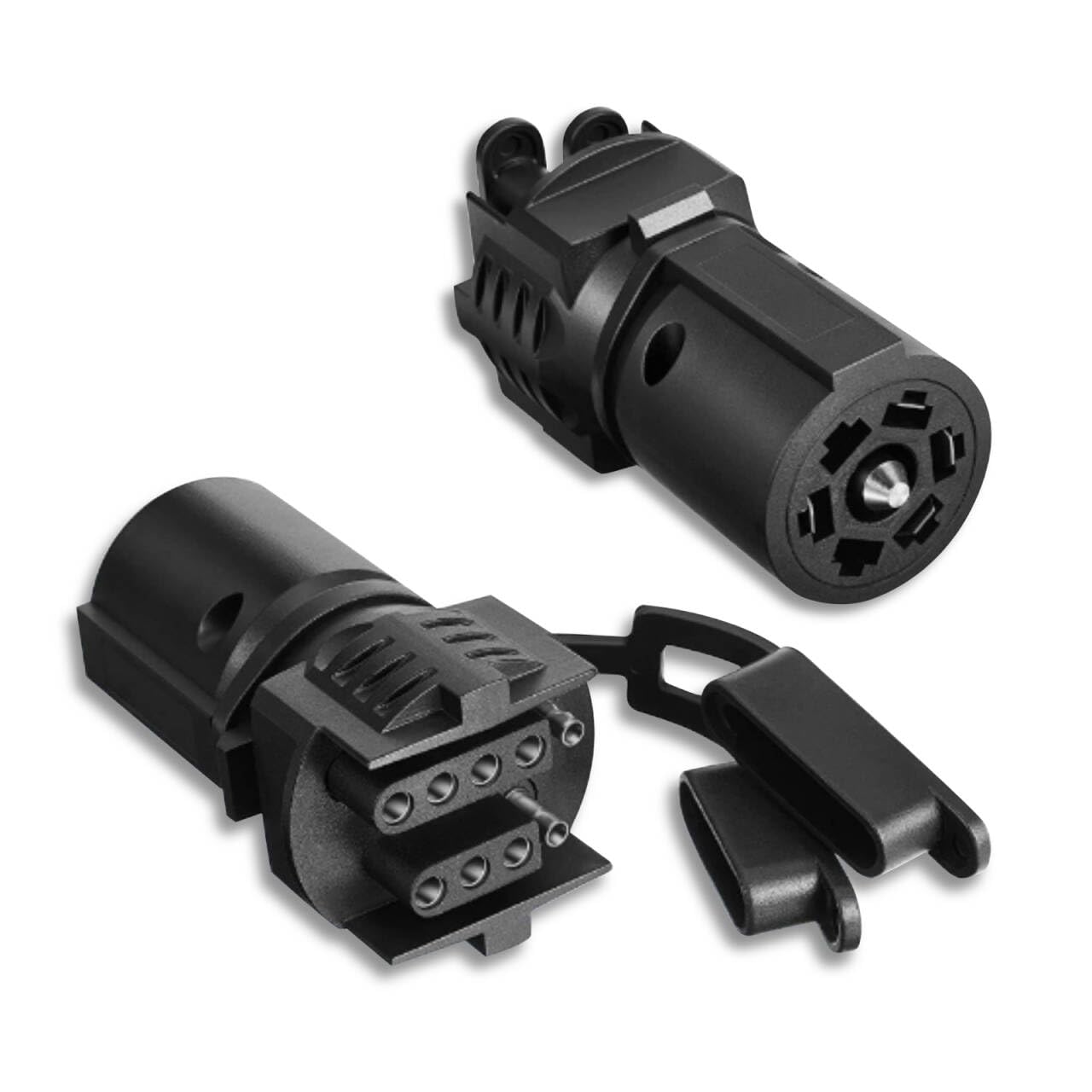 BFXM Trailer Plug Adapter 7 Way Round to 4 and 5 Flat - trailer accessories | Mubboo