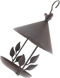 Happyyami 2pcs bird feeder hanging wild feeder bird bath tray hummingbird bird for outside feeders squirrel feeders for outside outdoor wild feeder garden wild feeder iron supplies Parrot