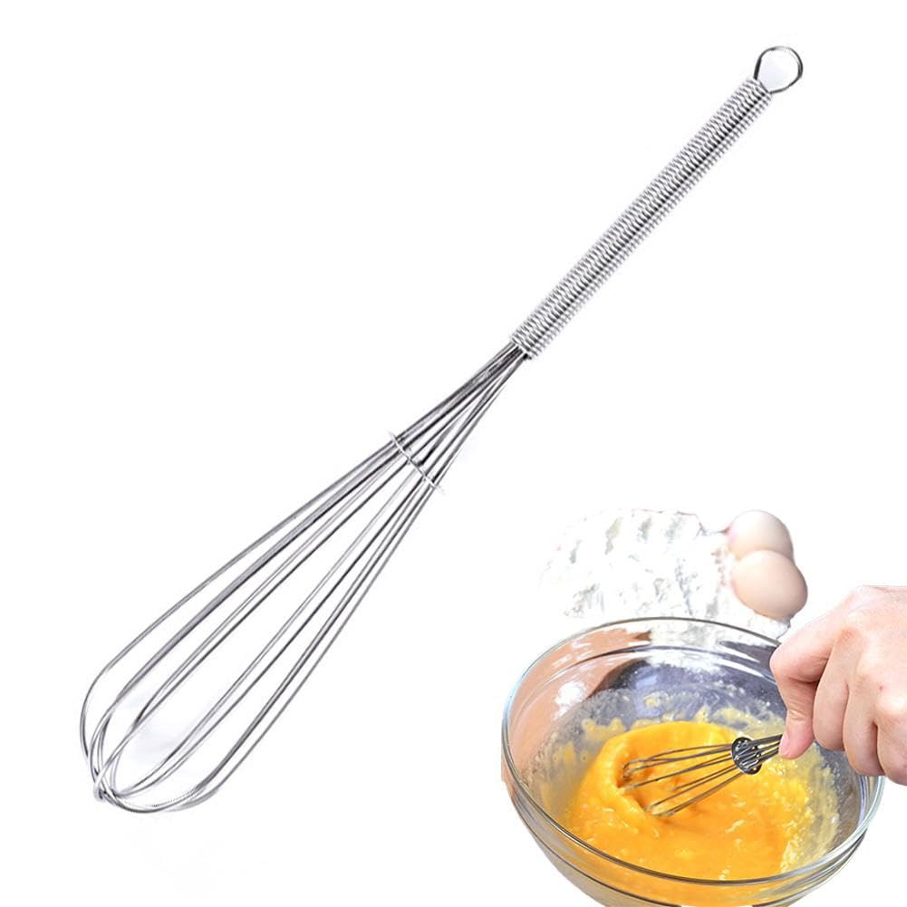 Fouet En Acier Inoxydable ATATMOUNT - Pour Cuisine, Sauces, Pâtisserie - Lave-Vaisselle