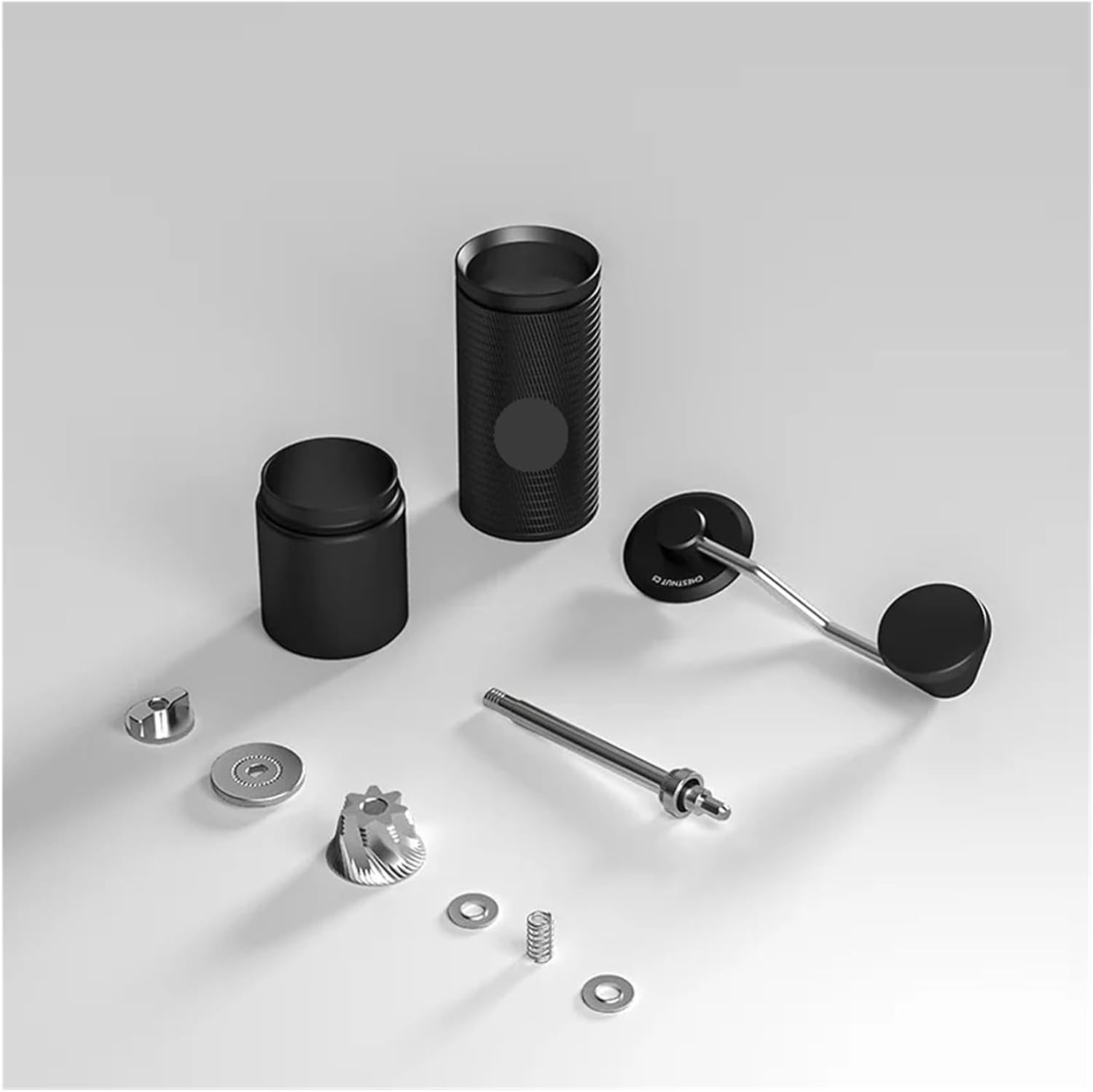 C5 Manual Coffee Grinder EspressoHand Grinder Adjustable Brush Outdoor Portable(C5 White)