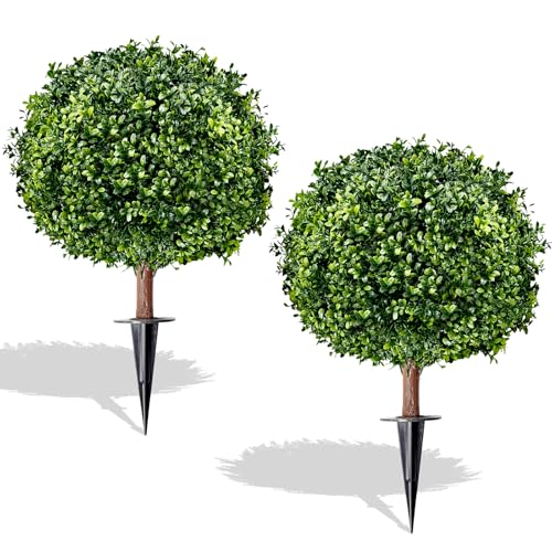 SylvanVerse 18 inch boxwood topiary ball trees