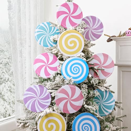 Whimsical Candyland Christmas Tree Picks