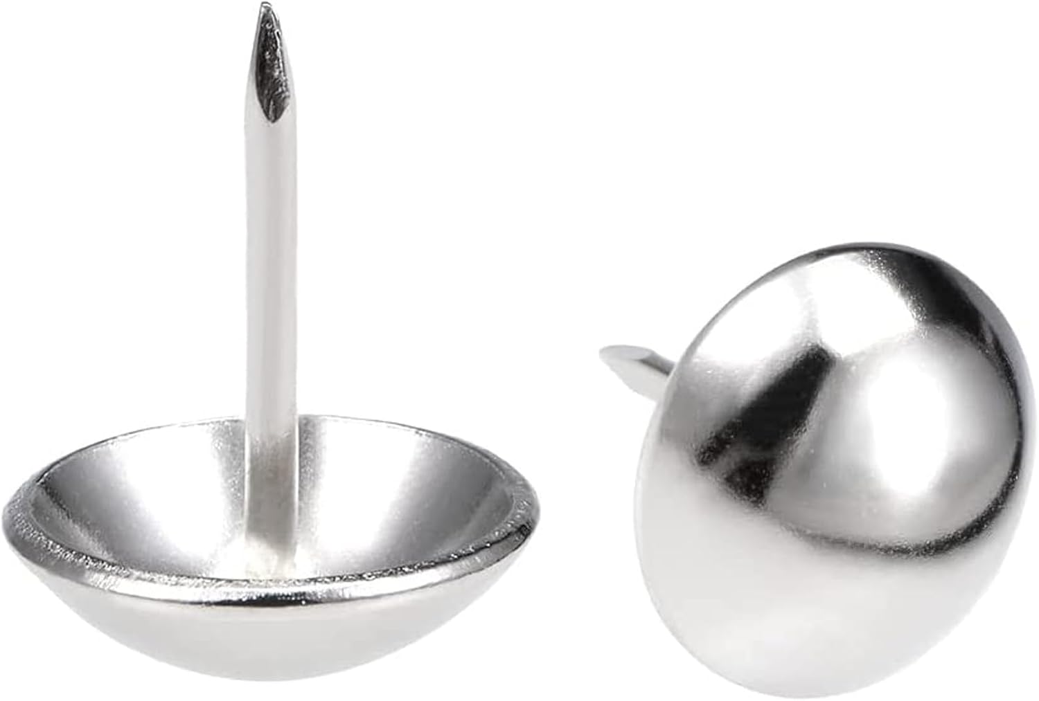 30mm Silver Antique Upholstery Nails, Round LargeHeaded