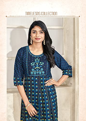 Kurti brodé grande taille confortable pour dissimuler les rondeurs
