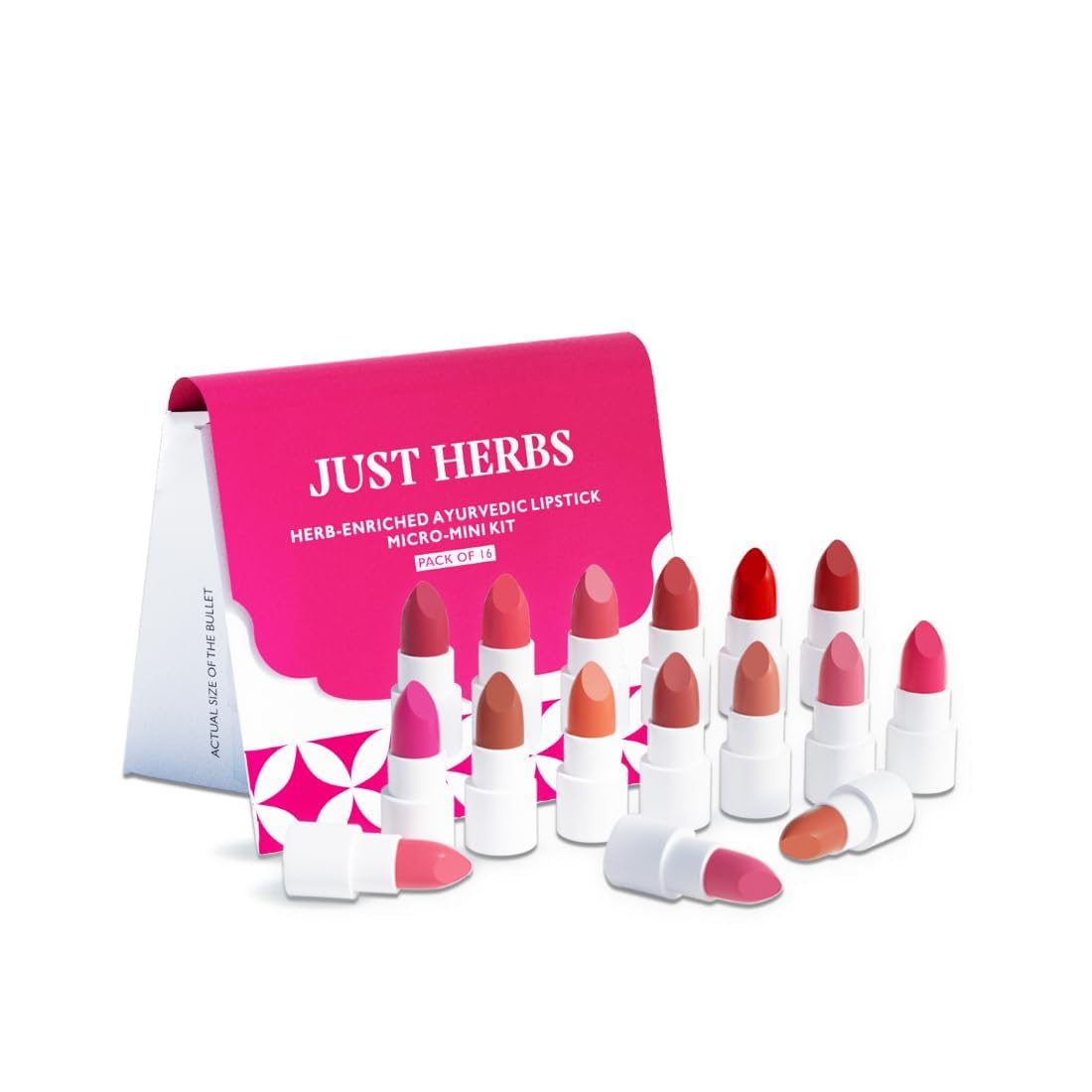 Just Herbs Ayurvedic Creamy Matte Lipstick Set For Lip Hydrating & Moi