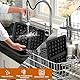2 Stück Heißluftfritteuse Zubehör, Silikon Belgische Waffelform für Ninja AF300EU, AF400EU, AF451EU, AF500DE, SL400EU, Wiederverwendbar Dual Zone Heißluftfritteuse Zubehör für Air Fryer Zubehör