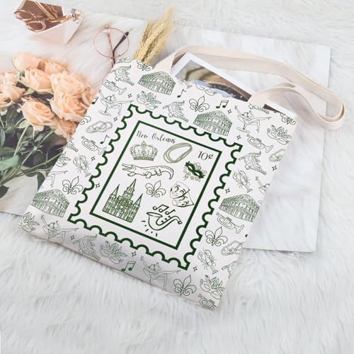 New Orleans Vacation Gift Louisiana Crocodile New Orleans Souvenirs Travel Bachelorette Party Gift Tote Bag4