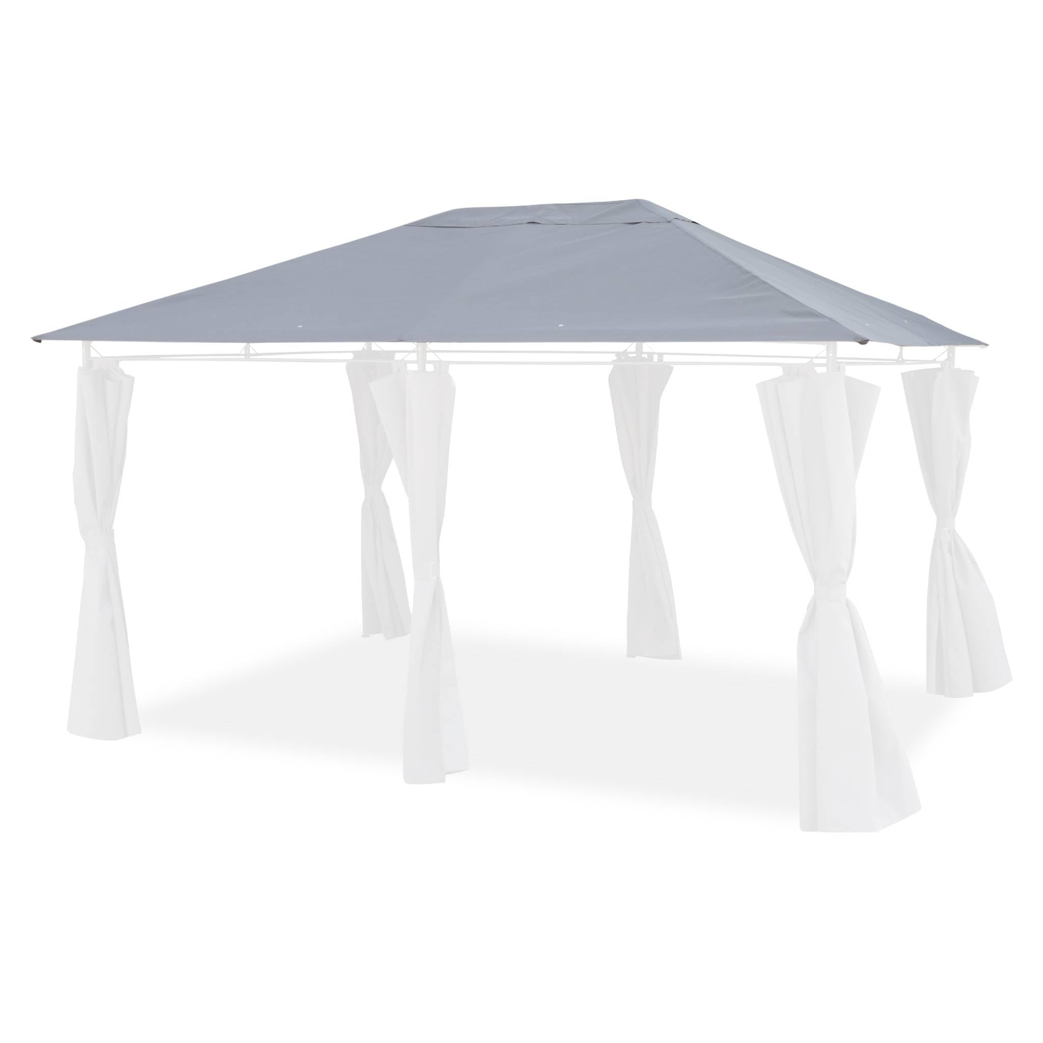 Alice's Garden sweeek - Cubierta de Techo Gris para Divio 3x4m - Cubierta de pérgola, Cubierta de sustitución