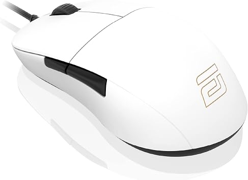 ENDGAME GEAR XM1r Gaming Mouse, Programmable Mouse with 5 Buttons and 19,000 DPI, White
