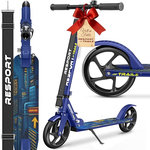RE:SPORT® Cityroller für Kinder & Erwachsene mit Klingel &...