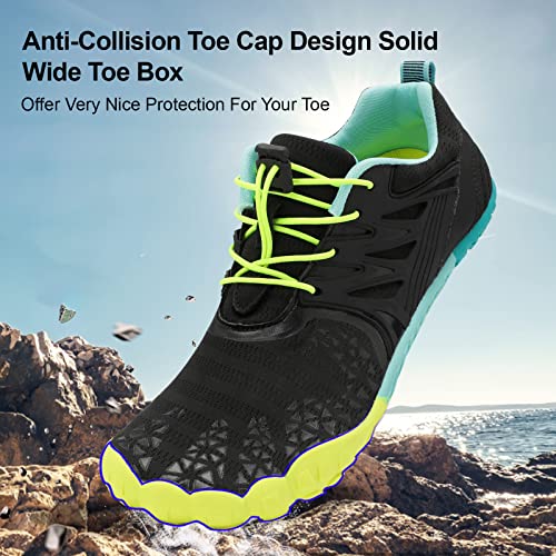 Image of XIHALOOK Athletic Hiking Water Shoes Womens Mens Quick Dry Barefoot for Beach Walking Kayaking Surfing Training