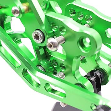Krace Motorcycle Rearsets Foot Pegs Rear Set Footrests Brake Shift Pedals Fully Adjustable Foot Boards Fit For Kawasaki ZX14R / ABS 2012 2013 2014 2015 2016