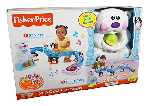 Fisher-Price Go Baby Go Sit-to-Crawl Polar Coaster