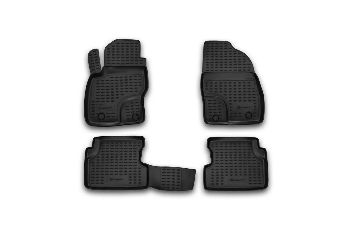 Element Passgenaue Premium Antirutsch Gummi Fußmatten - Ford Focus II