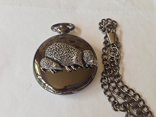 Montre gousset Hedgehog en coffret cadeau homme pour anniversaire