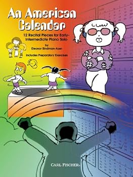 Paperback PL1007 - An American Calendar - 12 Recital Pieces for Early-Intermediate Piano Solo Book