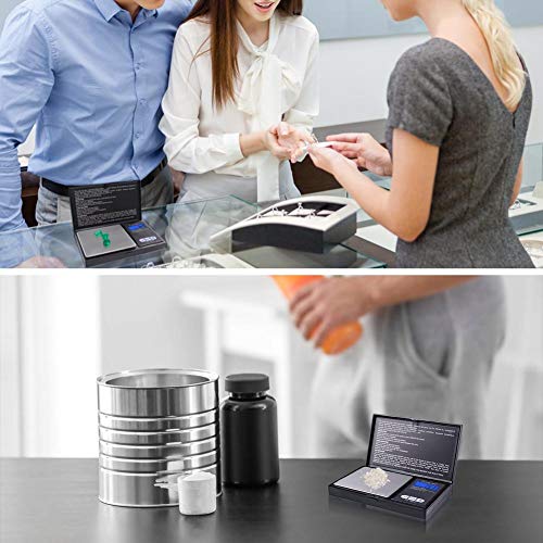 𝗙𝘂𝘇𝗶𝗼𝗻 Digital Pocket Scale 1000G/0.1G, Small Digital Scales Grams And Ounces, Herb Scale, Jewelry Scale, Portable Travel Food Scale(Battery Included) #TOP6