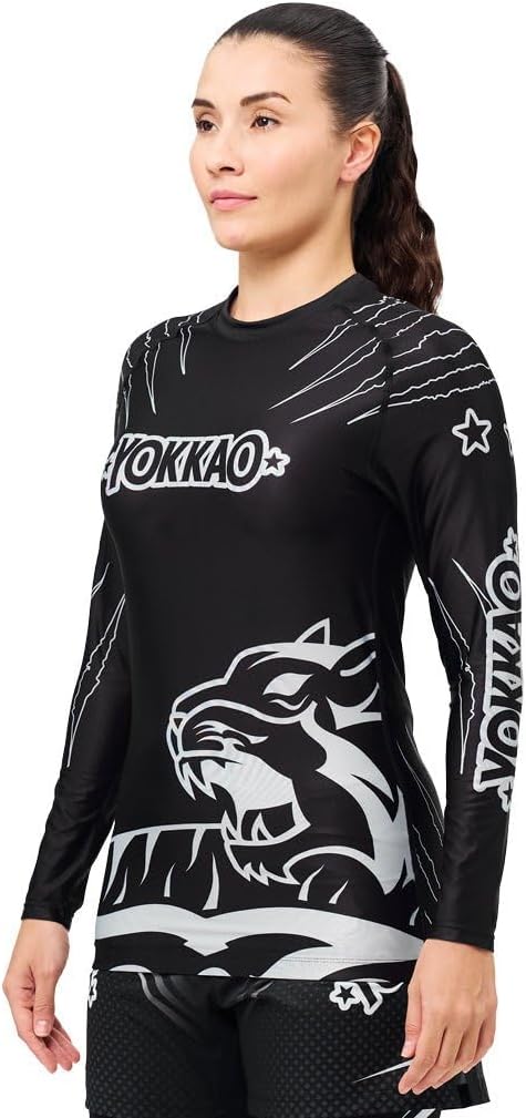 YOKKAO Long & Short Sleeve Compression Rashguard Shirt for Men – MMA | Gym Training Top – Quick Dry | Stretch Fabric