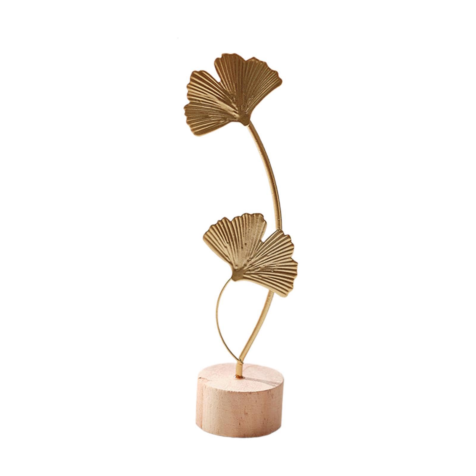 Yixannx Nordic Sculpture Artistic Metal Statue Sculpture Home Decor Unique Art Figurine With Base Craft Decoration Crafts Statue Desktop Bookshelf Ornament, Style A