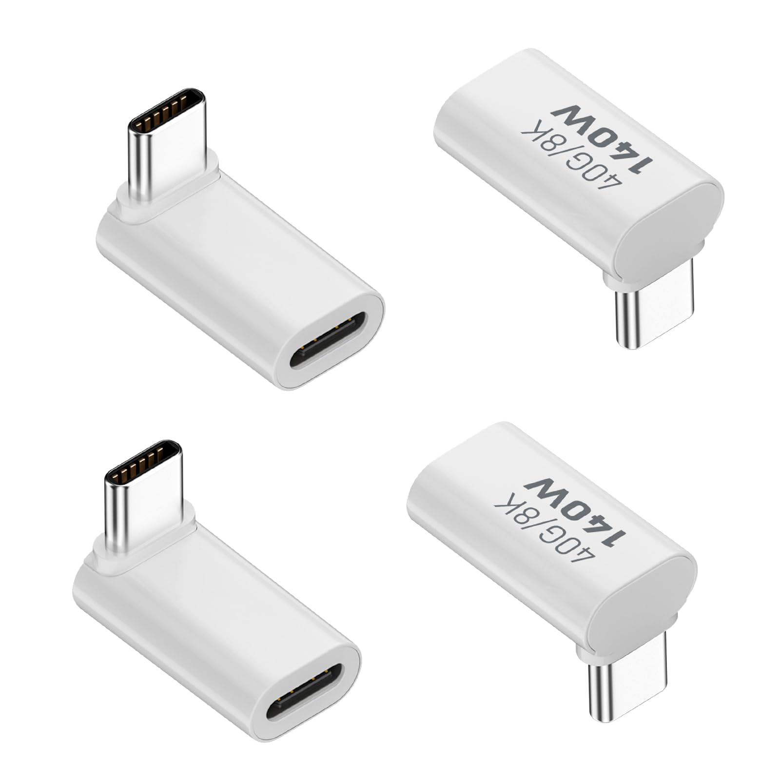 GLHONG Angle USB Type C To Micro USB Cable, 90 Degree USB-C Male To Micro-B Male Adapter Converter For MacBook Pro, Laptop, Android Devices (Only For Charging) (USB C/Type C Side - View #6