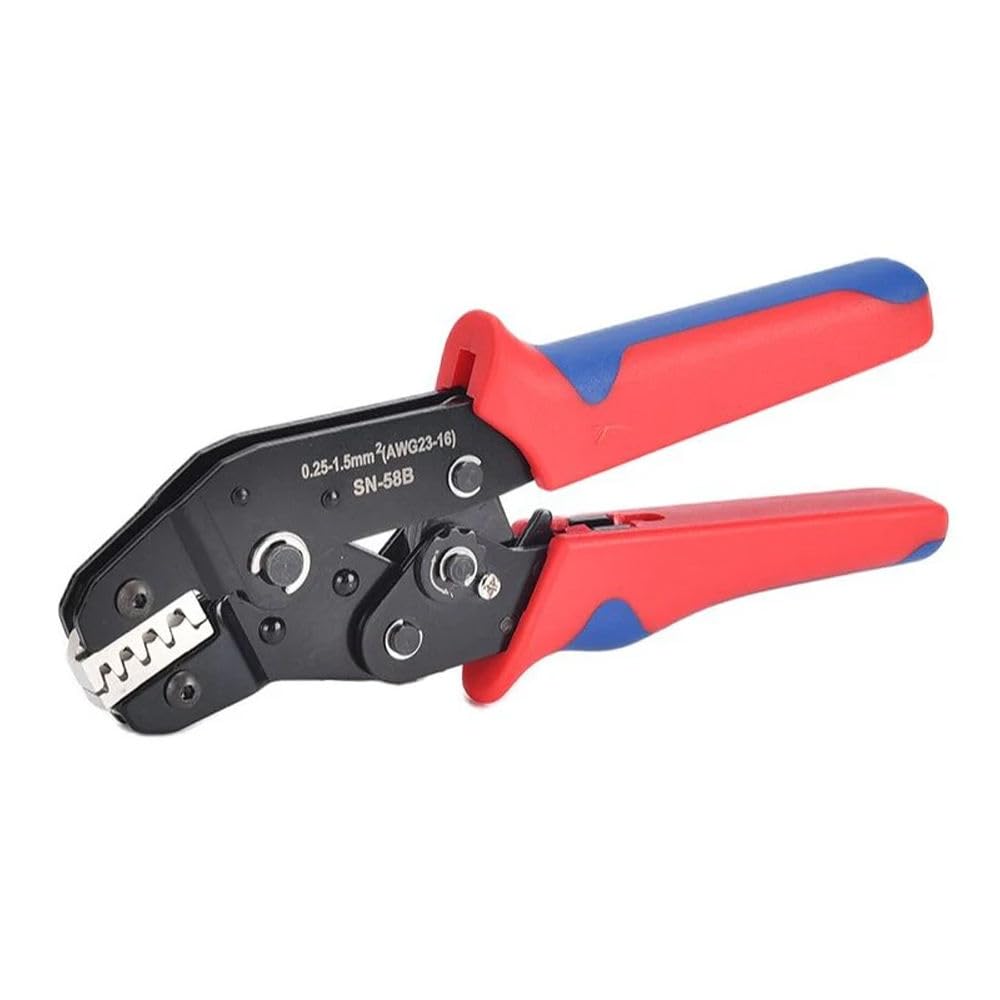 A AND S TOOL® SN-58B Ratchet Power Saving Crimping Pliers XH2.54 Terminal Spring for 23-16AWG Terminals Efficient 23-16AWG Terminal Crimping-picture-54