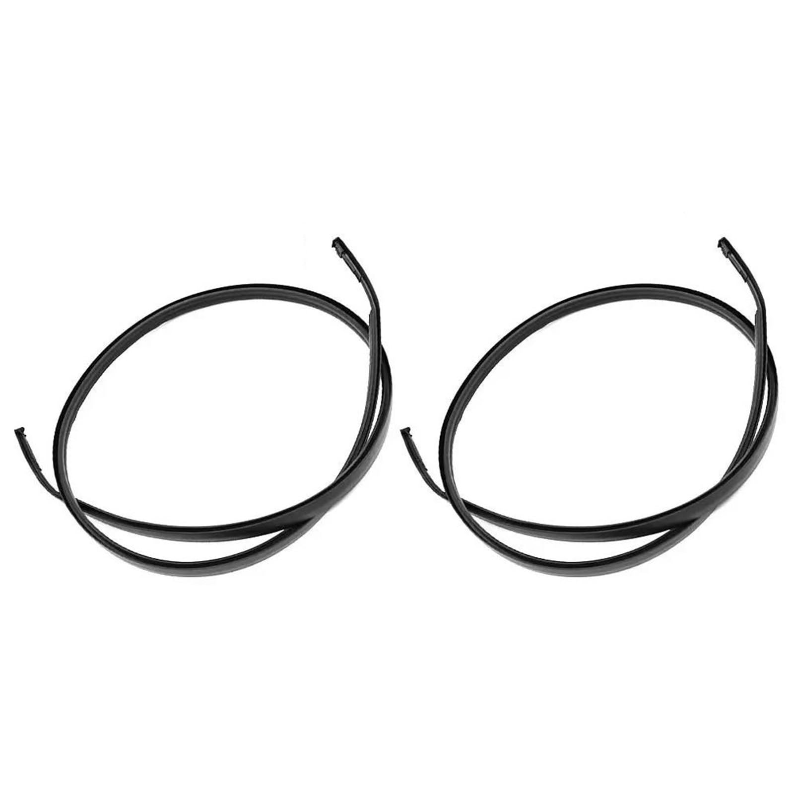 Ujnheq 1Pair Roof Drip Moulding Trim For Toyota For Yaris For Sedan 2007-2011 75551-52160 75552-52140 Insulation Seal(1Pair)
